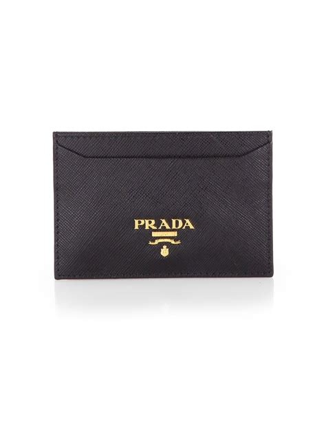 Prada wristlet credit card holder